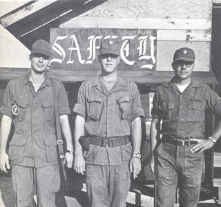 Company Supply,  L-R: Martinez, SSG Larry S. Cailor, SP4 Kenneth J. Cole.