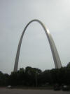 (5078) St. Louis Arch from ground level at Jefferson Park.