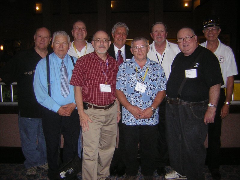 (5141) Ed Haser, Don Smith, Denis Kitner, John Hastings, Ross Peacock, Bill Lucus, Joe Demkowicz, Ron Crislip, and Bob Mix.