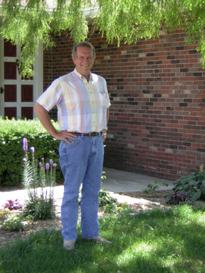 Ed(Trip) Wilson at his home in Illinois
