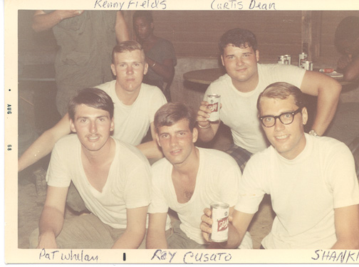 Front: Pat Whalen, Ray Cusato,  Paul Shanklin.  Back: Kenny Fields, and Curtis Dean