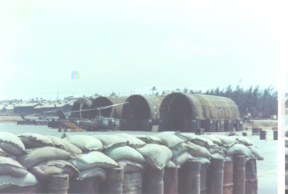 In 1968, this was the maintenance area for the 123rd Aviation Battalion based at Ky Ha