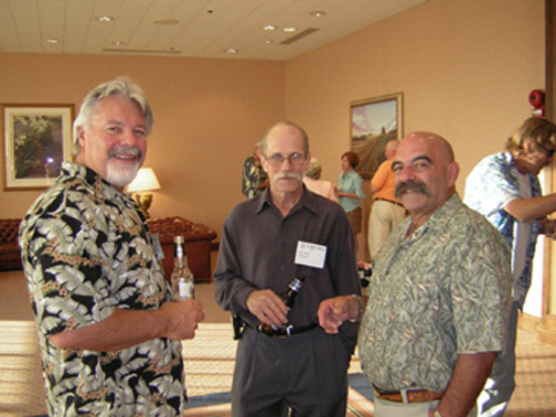 2004 Reunion at Indianapolis, Pete Christy, Larry Kenny, and Jeff Bernstine (USMC)