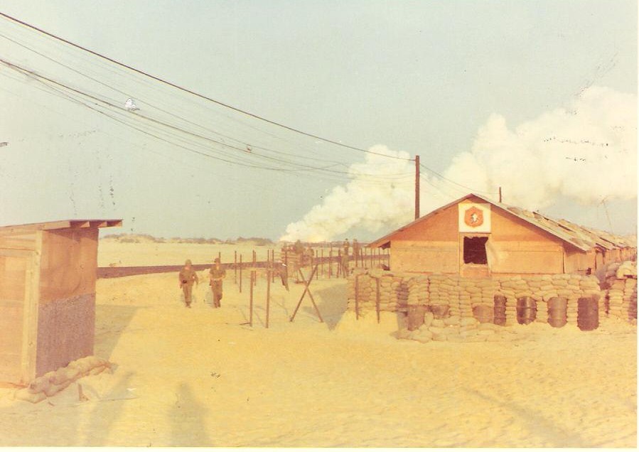(025) Burning ammo dump, the next day after TET.